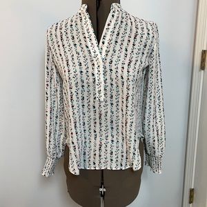 Loft outlet petites chiffon blouse